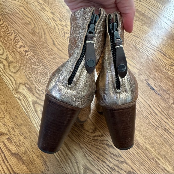Rag & Bone Newbury Metallic Leather Ankle Boot—8 - Picture 7 of 16